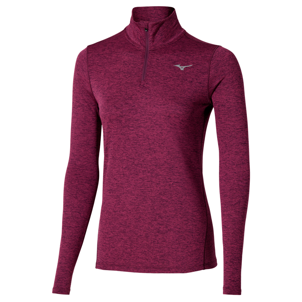 Mizuno Core Impulse Half Zip Long Sleeve Tee Femme TailleS
